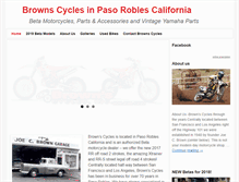 Tablet Screenshot of brownscyclesonline.com